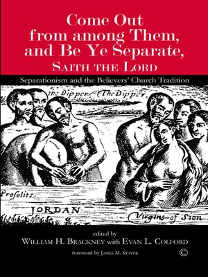 cover image of Come Out from among Them, and Be Ye Separate, Saith the Lord